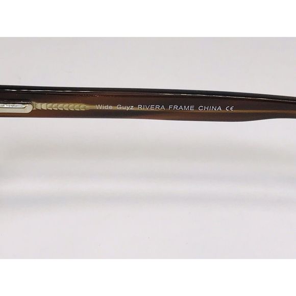 New Wide Guyz Brown RIVERA Eyeglasses 59mm for The Stylish Large Man - Picture 10 of 12